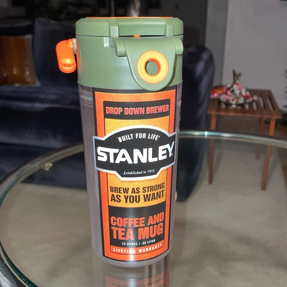 Stanley Other - ☕️🫖NWT Rare Stanley Coffee & Tea Mug Tumbler 12 OZ with Drop Down Brewer